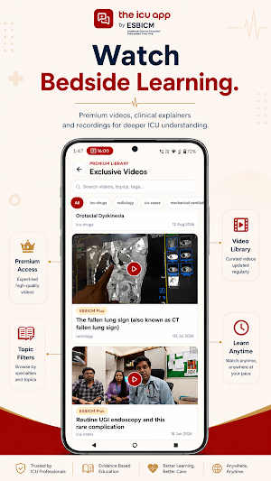 The ICU App by ESBICM Screenshot 1