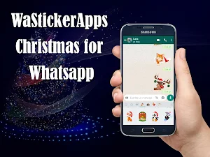 WaStickerApps Christmas Stickers Screenshot 0