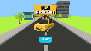 VR Pixel Racer Cars 3D Screenshot 0