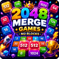 2048 Merge Games - M2 Blocks