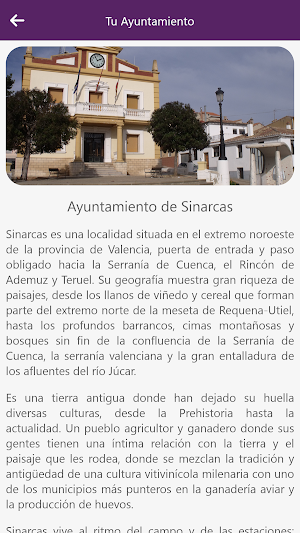 AYUNTAMIENTO DE SINARCAS Screenshot 2