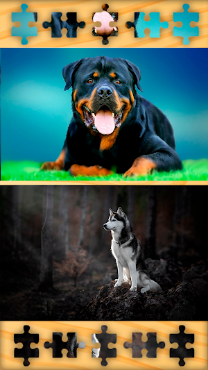 Dogs Puppies Puzzles Jigsaws Screenshot 1