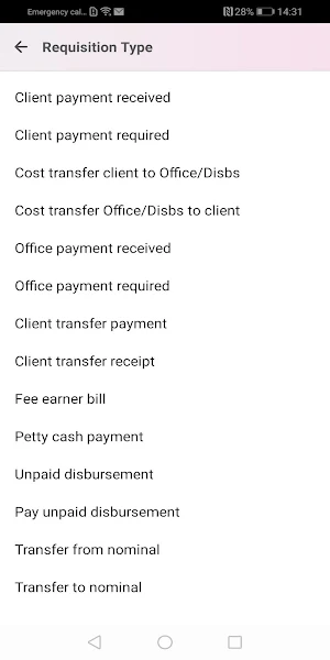 Osprey Cheque Requisition Screenshot 1