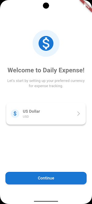 Daily Expense Screenshot 0