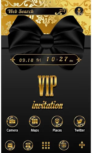 Stylish Theme-VIP Gold Ribbon- Screenshot 0