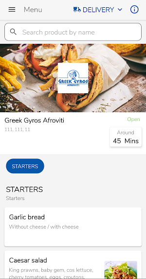 Greek Gyros Afroviti Screenshot 0