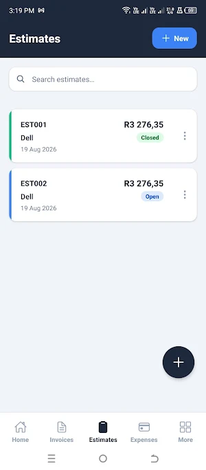 Sa-Invoices Screenshot 3