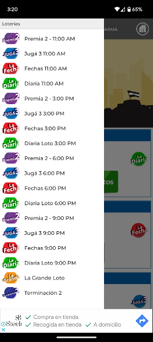 Loterías de Nicaragua Screenshot 2