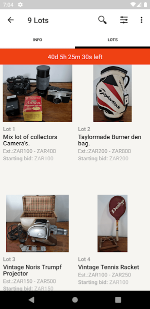 Afri Auction House Screenshot 2