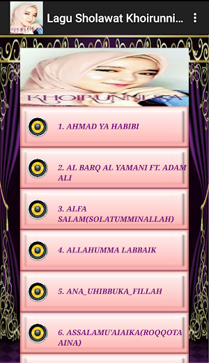 Sholawat Nissa Sabyan Disertai Lirik Screenshot 1