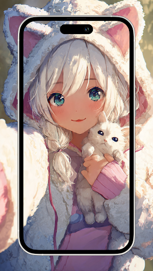 Anime Wallpaper For Girls Screenshot 1