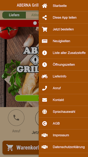 ABERNA Grillhaus Aschaffenburg Screenshot 2