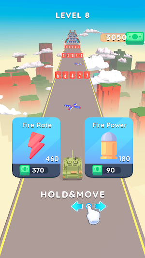 Sky Tank Run : Tank Race 3D Screenshot 0