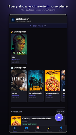 Watchtower: TV & Movie Tracker Screenshot 0
