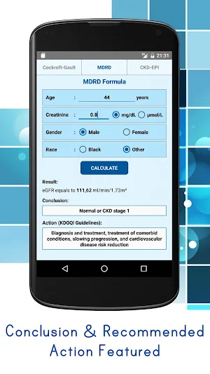 eGFR Calculators Pro: Renal or Kidney Function Screenshot 1