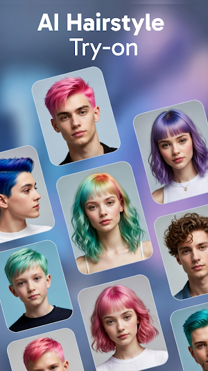 AI Hairstyle Try On & Changer Screenshot 1
