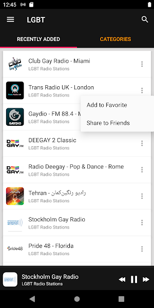 LGBT Radio Stations Screenshot 1