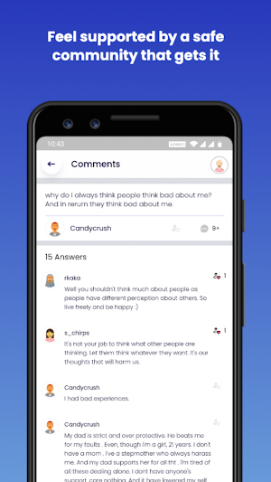 Depression, Stress and Anxiety App - iAmEars Screenshot 2
