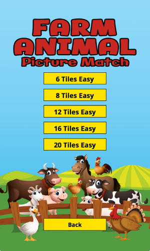 Farm Animal Picture Match Screenshot 3