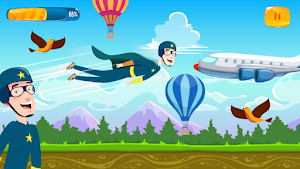 Cannon Man Fly To infinity. Screenshot 3