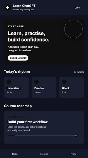 Learn GPT 90 Days Course Screenshot 0