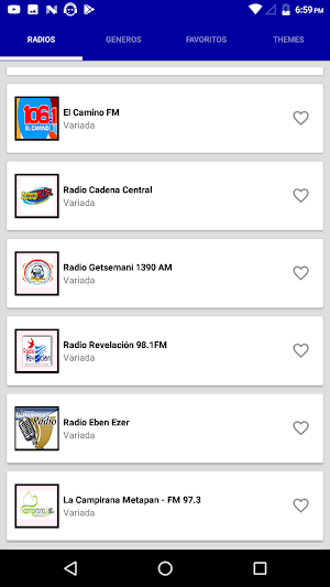 Radios de El Salvador Screenshot 1