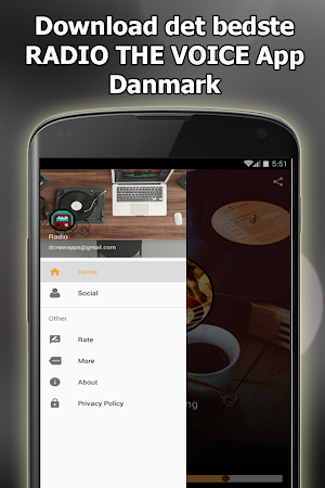 Radio THE VOICE Online Gratis Danmark Screenshot 2