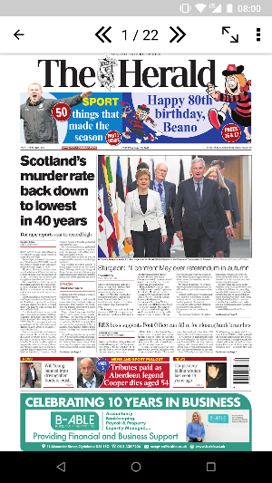 The Herald Newspaper Screenshot 1