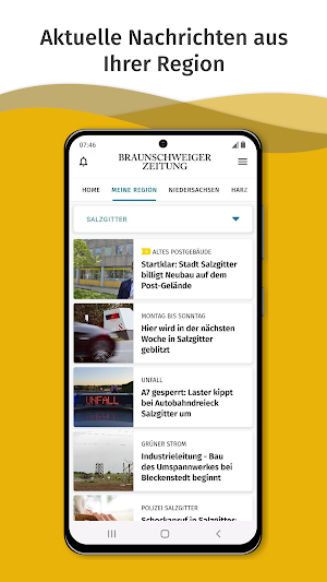 Braunschweiger Zeitung News Screenshot 0