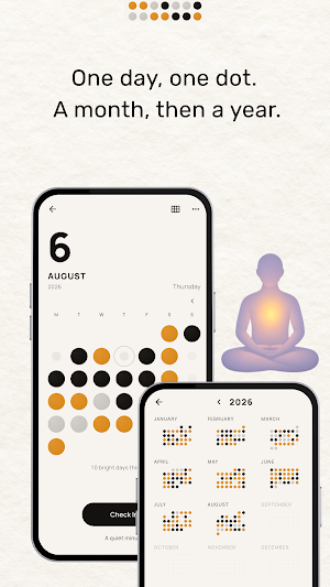 MoodDots: A Calm Mood Journal Screenshot 2