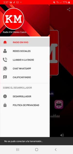 Radio KM Stereo Cusco Screenshot 2