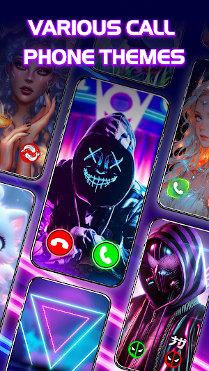 Color Phone Call Screen Theme Screenshot 0