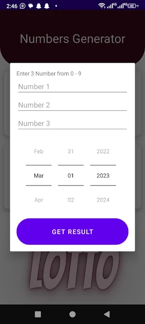 Quick Lotto Screenshot 1