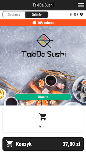 TakiDa Sushi Screenshot 0