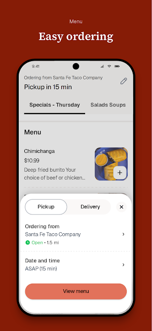 Santa Fe Taco Company Screenshot 2