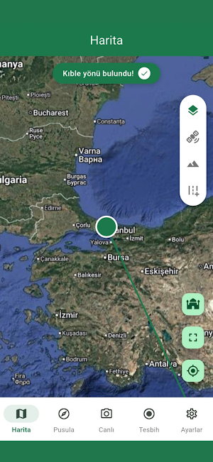 Kıble Bulucu - Kıble Pusulası Screenshot 2