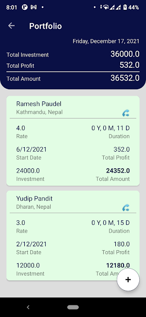 COMPOUND INTEREST DAILY Screenshot 2