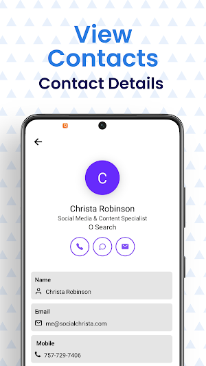 BuziScan Business Card Scanner Screenshot 1
