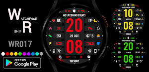 WR 017 Digital Watch Face Screenshot 0