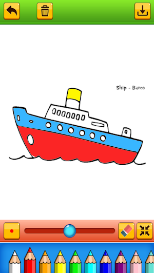 coloring ships and submarines Screenshot 3
