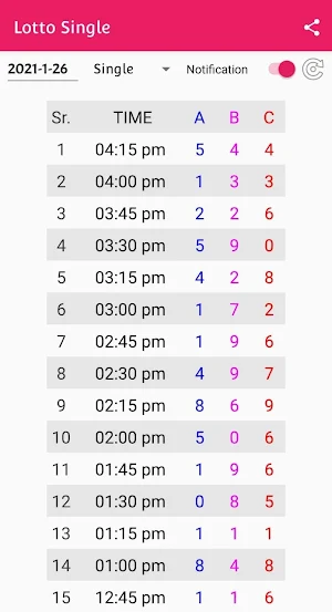 NPL LOTTO Screenshot 2