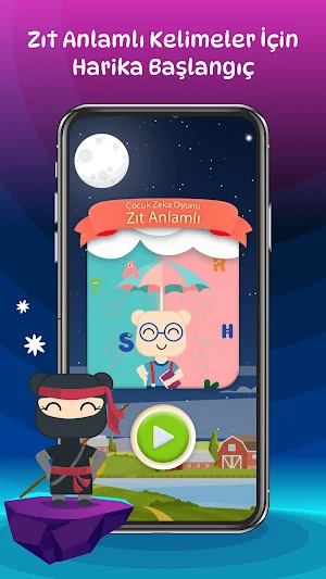 Çocuk Zeka Oyunu: Zıt Anlamlı Screenshot 0