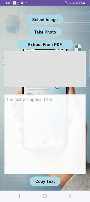 Extract Text From Image & PDF Screenshot 0