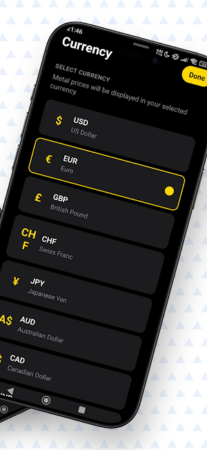 Gold Price Live - Prix de l'Or Screenshot 1