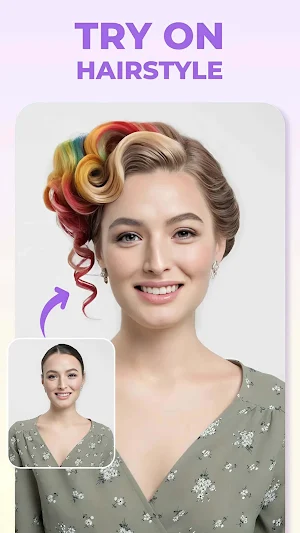 Hairstyles Try On Screenshot 2