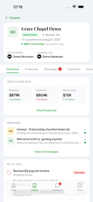 Dime Screenshot 0