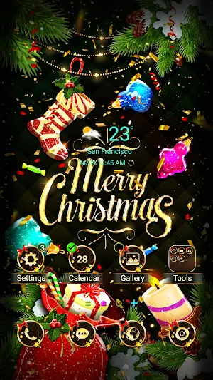 Bling Christmas - Wallpaper Screenshot 0