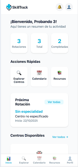 SkillTrack Mobile Screenshot 2