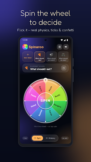 Spinaroo: Spin Wheel of Names Screenshot 0