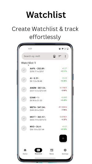 Stocks View Portfolio tracker Screenshot 3